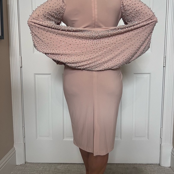 Blush Betsy & Adam cape sparkle dress 6 - Picture 6 of 11